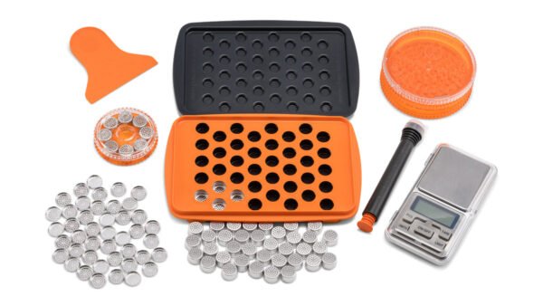 Filling set for 40 dosing capsules