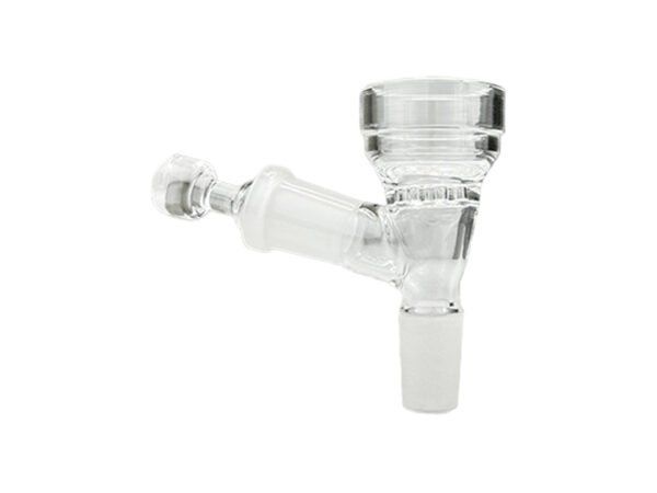 MiniNail Flower Wand Glass Bowl with Pass-Through Carb