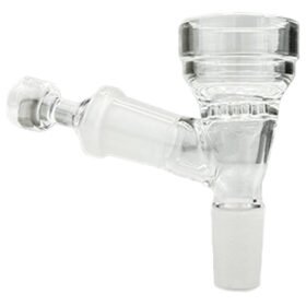 MiniNail Flower Wand Glass Bowl with Pass-Through Carb