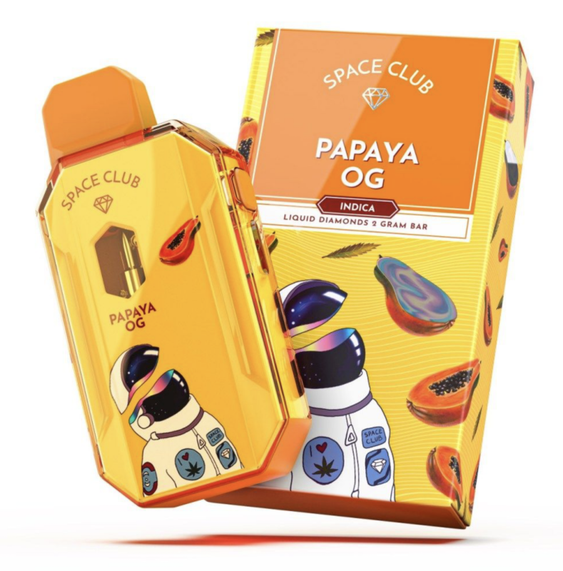 Space Club 2G Disposable (Liquid Diamond , Live Resin, Galaxy Bar) - Image 3